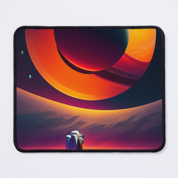 Item preview, Lone astronaut alone in different planet concept art 13 designed and sold by vishalraifx.