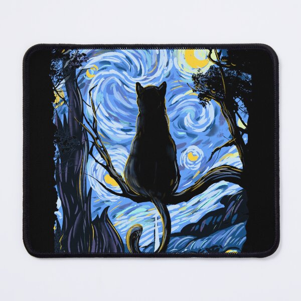 Item preview, Cat Starry Night designed and sold by fanefab.