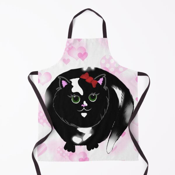 Aperçu de l'œuvre Chaton noir et blanc créée et vendue par RadMomCreations.