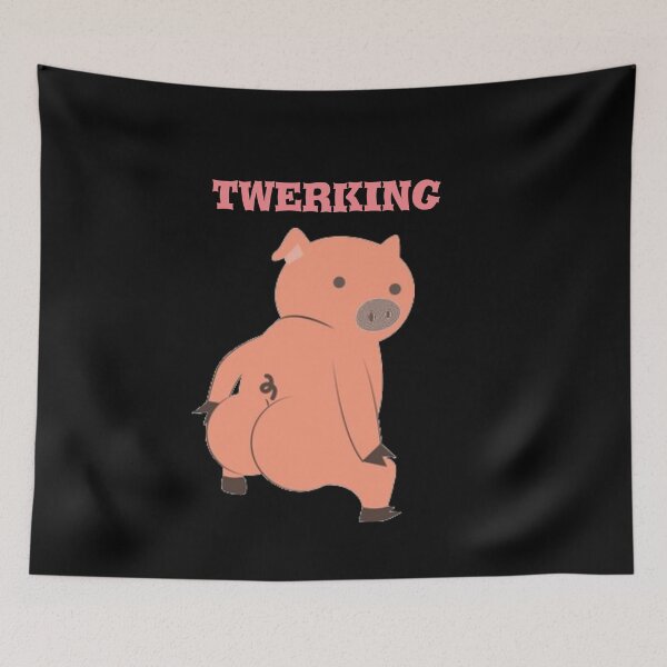 Item preview, twerking pig designed and sold by Fannycat1.