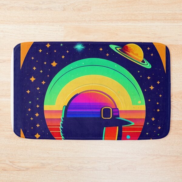 Item preview, Lone astronaut colorful vector illustration 1 designed and sold by vishalraifx.