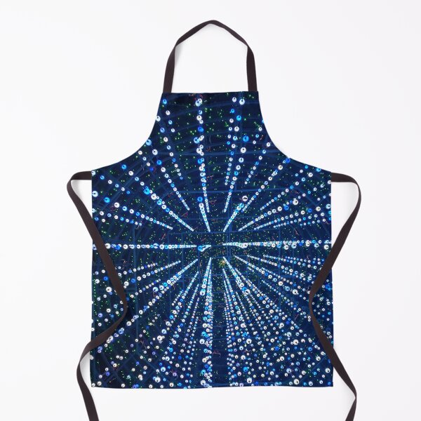 Item preview, Abstract symmetric points on dark blue background, lights, galaxy, data, abstract, pattern, metaverse, data analysis, data art, photography, rows, explosion designed and sold by VISO-art.
