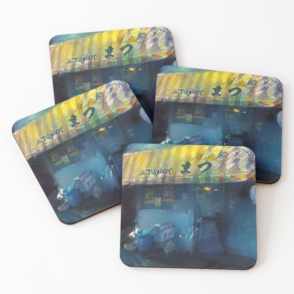Item preview, Twilight Japanese Bodega Painting Digital Art designed and sold by Gogmagosh.