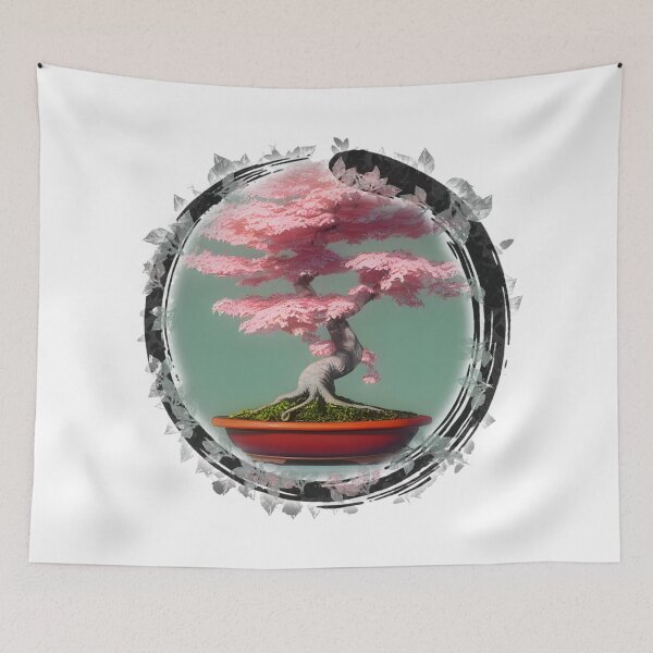 Item preview, Cherry tree bonsai, Zen designed and sold by Digisabella.