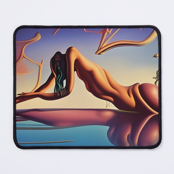 Item preview, 'Narcissus Weeps' Abstract Erotic Art Painting Digital Art designed and sold by Gogmagosh.