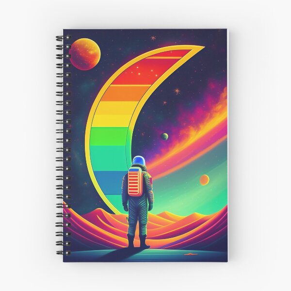 Item preview, Lone astronaut colorful vector illustration 3 designed and sold by vishalraifx.