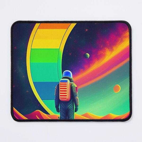 Item preview, Lone astronaut colorful vector illustration 3 designed and sold by vishalraifx.