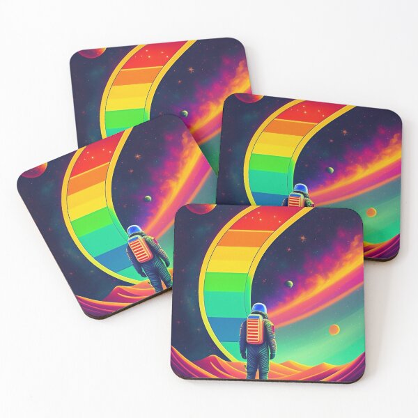 Item preview, Lone astronaut colorful vector illustration 3 designed and sold by vishalraifx.