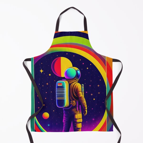 Item preview, Lone astronaut colorful vector illustration 4 designed and sold by vishalraifx.
