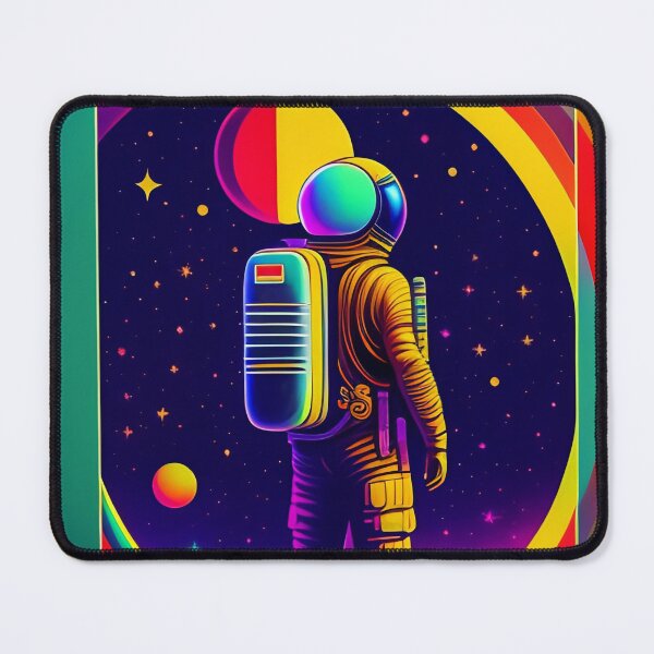 Item preview, Lone astronaut colorful vector illustration 4 designed and sold by vishalraifx.