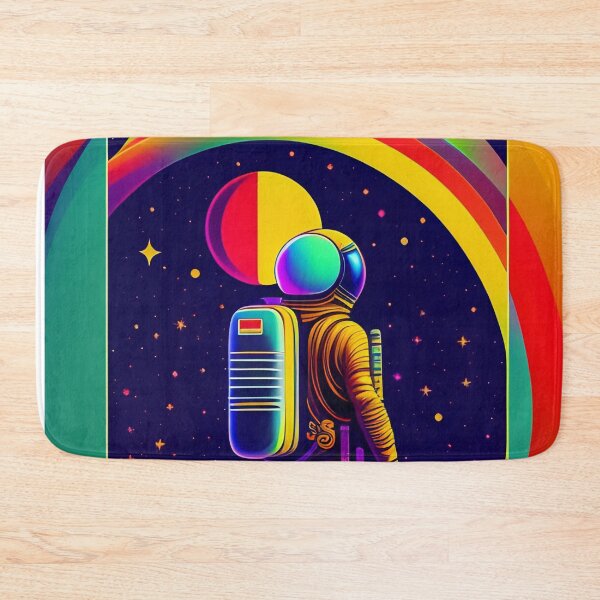 Item preview, Lone astronaut colorful vector illustration 4 designed and sold by vishalraifx.