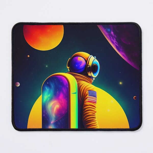Item preview, Lone astronaut colorful vector illustration 5 designed and sold by vishalraifx.