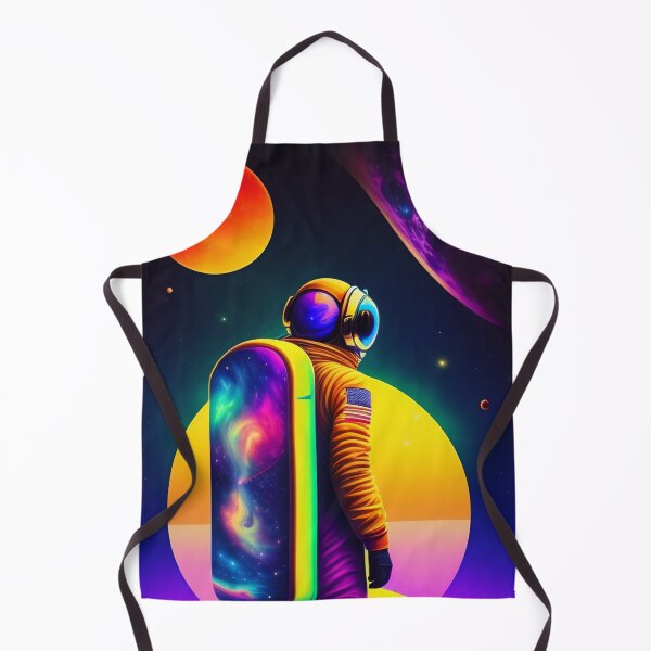 Item preview, Lone astronaut colorful vector illustration 5 designed and sold by vishalraifx.
