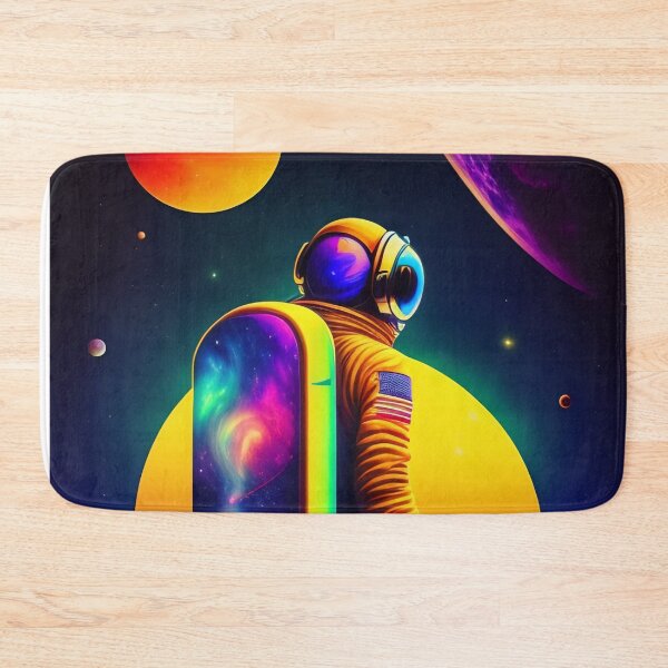 Item preview, Lone astronaut colorful vector illustration 5 designed and sold by vishalraifx.