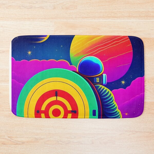 Item preview, Lone astronaut colorful vector illustration 7 designed and sold by vishalraifx.