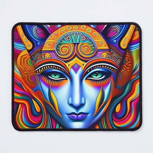 Item preview, Catgirl DMTfied (24) - Trippy Psychedelic Art designed and sold by TheThirdEye.