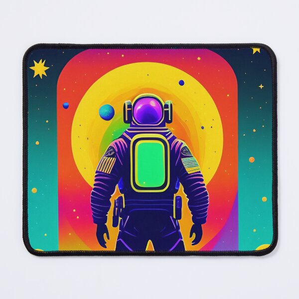Item preview, Lone astronaut colorful vector illustration 8 designed and sold by vishalraifx.