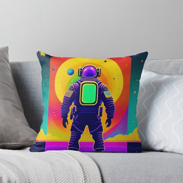 Item preview, Lone astronaut colorful vector illustration 8 designed and sold by vishalraifx.
