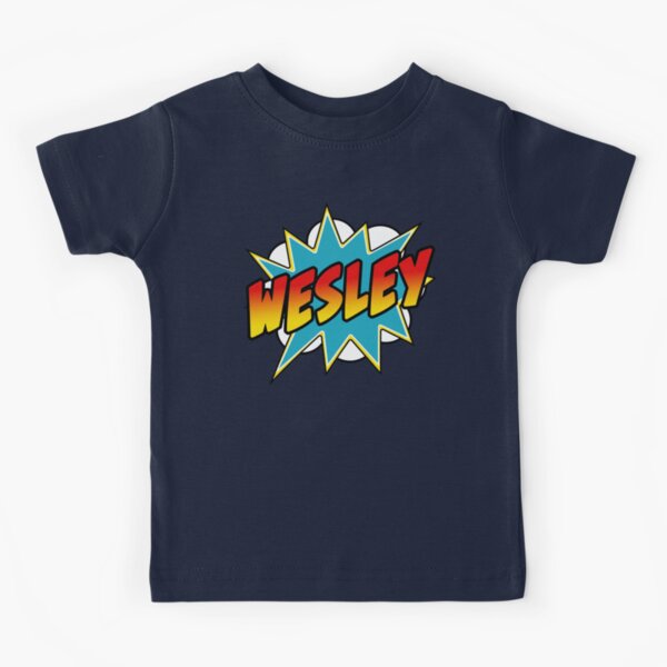 Item preview, Boys Wesley Name Comic Book Superhero designed and sold by Rixta82.