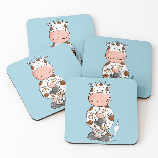 Item preview, Cow With Cuddly Toy designed and sold by modartis.