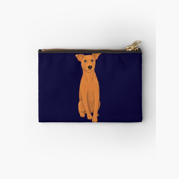 Aperçu de l'œuvre Illustration de chien staffy brun orange mignon créée et vendue par ILLUSTRATED TAILS.