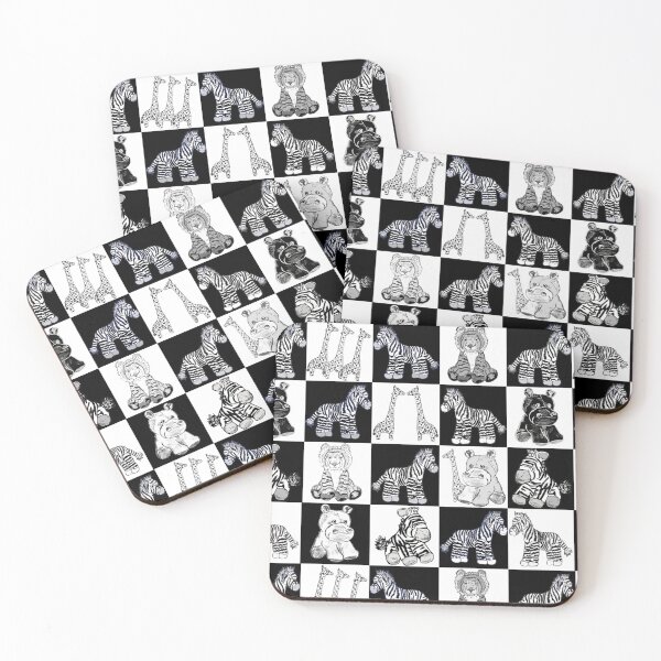 Item preview, Cheerful Black and White Checks Small designed and sold by Karen Del Pellegrino.