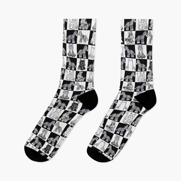 Item preview, Cheerful Black and White Checks Small designed and sold by Karen Del Pellegrino.