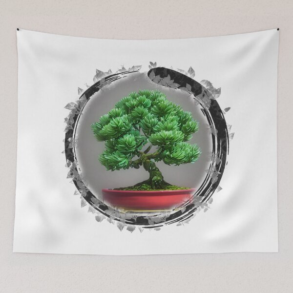 Item preview, Crassula Jade tree bonsai, Zen designed and sold by Digisabella.