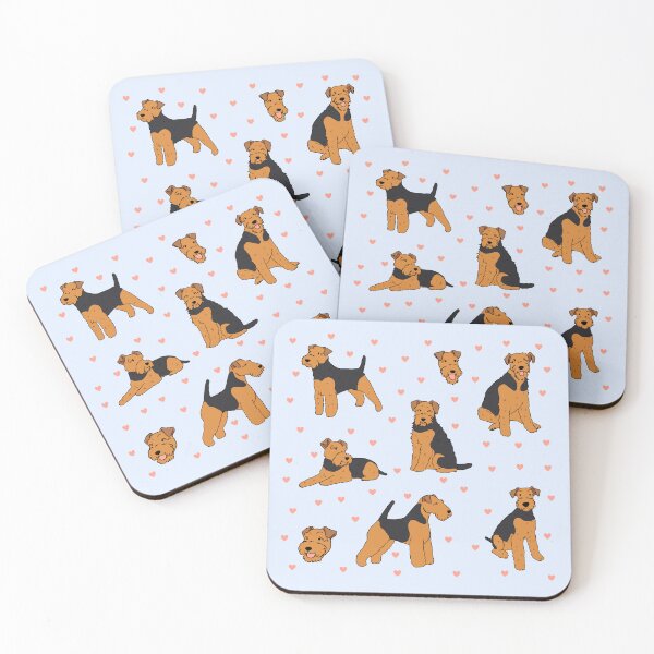 Item preview, Airedale Terrier Dog cute illustration  pack designed and sold by Yarafantasyart.