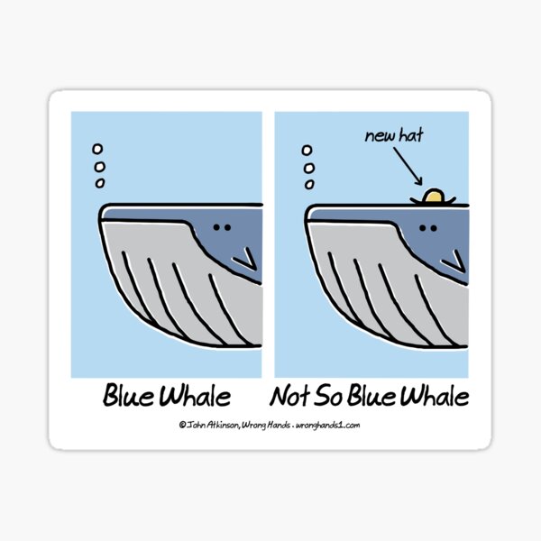Item preview, Blue Whale designed and sold by WrongHands.
