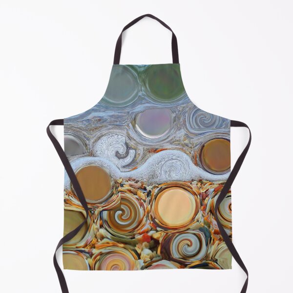 Item preview, Abstract Ocean Edge Art Small Wave Sea Foam and Shelly Beach Seaside Décor 1 of 4 designed and sold by Beachy.