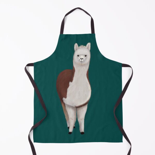 Item preview, Cute fluffy alpaca illustration designed and sold by ILLUSTRATED TAILS.