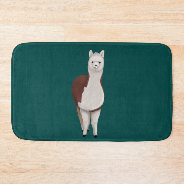 Item preview, Cute fluffy alpaca illustration designed and sold by ILLUSTRATED TAILS.