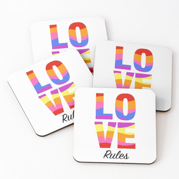 Item preview, Love rules designed and sold by Cheekyleopard.