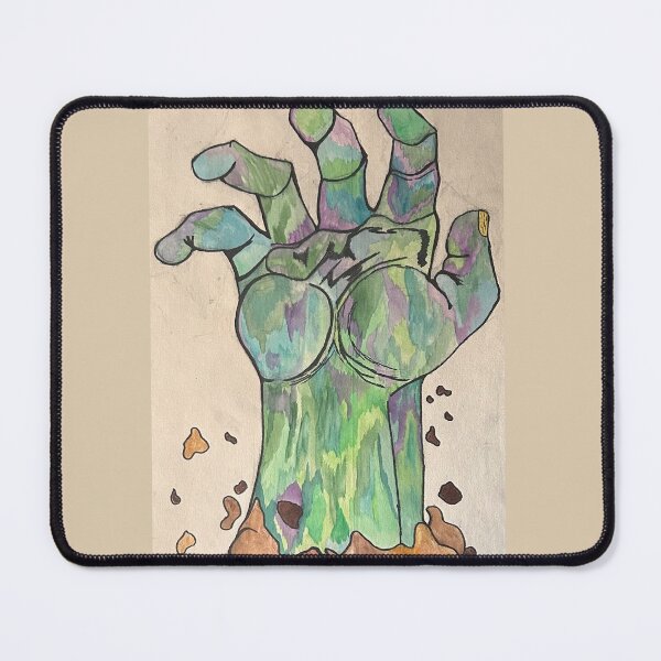 Item preview, Zombie hand coming out of ground ( colored ) designed and sold by OneUpArtDesigns.