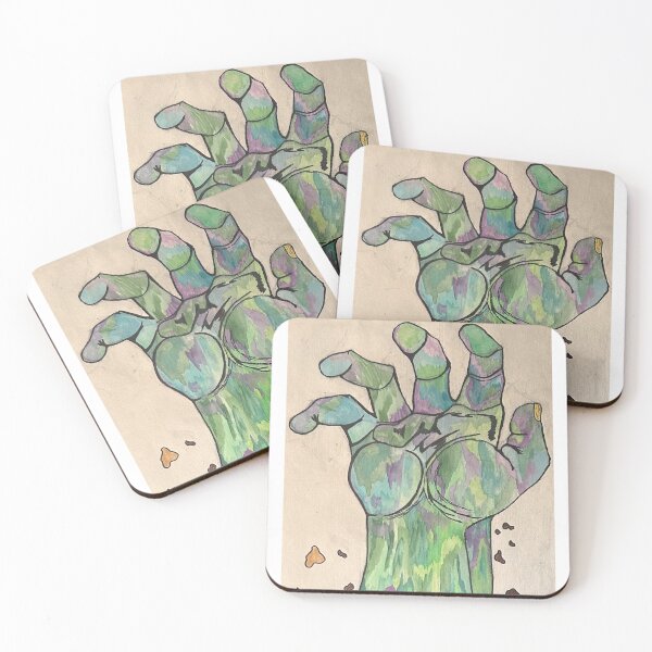 Item preview, Zombie hand coming out of ground ( colored ) designed and sold by OneUpArtDesigns.