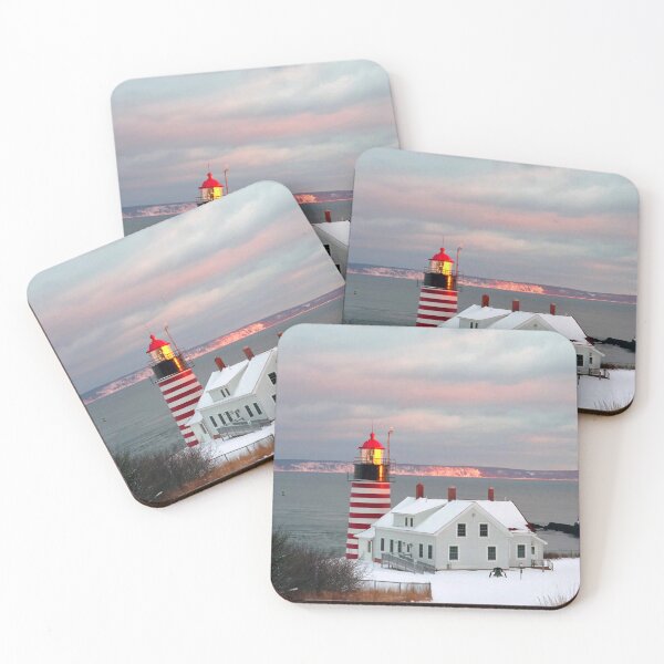 Item preview, West Quoddy winter sunset designed and sold by Alanafinephoto.