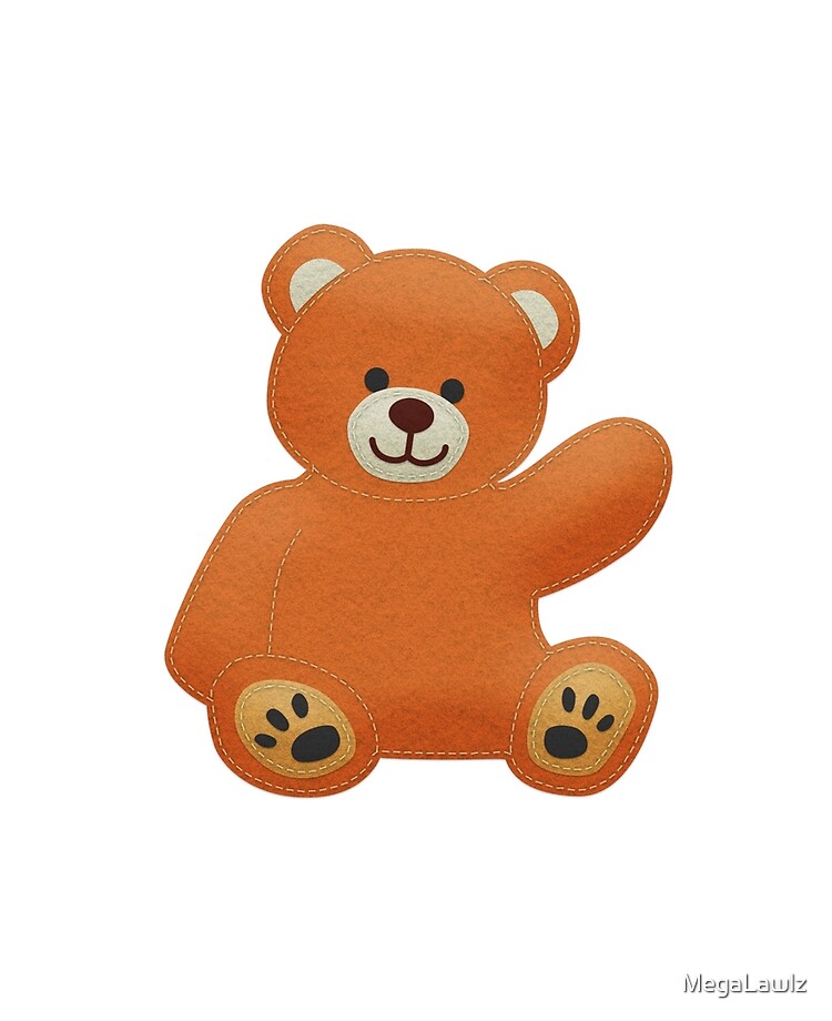 felt teddy bear