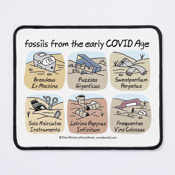 Item preview, fossils from the early COVID Age designed and sold by WrongHands.