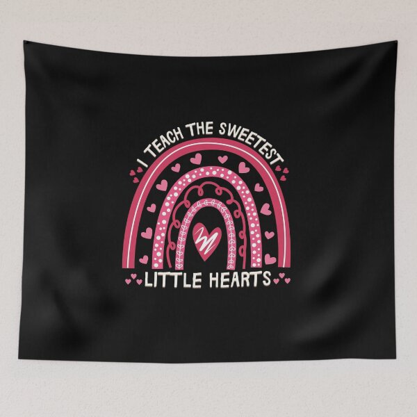Item preview, I Teach The Sweetest Little Hearts Rainbow Valentines Day designed and sold by Pixelart ⭐️⭐️⭐️⭐️⭐️(2k+).