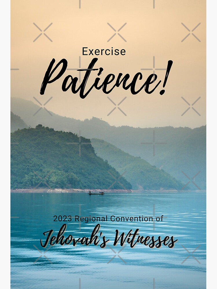 Exercise Patience! 2023 Convention, JW Gift Tags