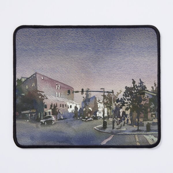 Item preview, Chillicothe, Ohio downtown historic center. Watercolor painting Chillicothe OH designed and sold by rfoxphoto.