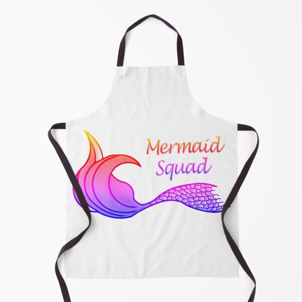Item preview, Mermaid Squad Mermaid Tail in bright purple and oranges designed and sold by SunnyDazDesign.