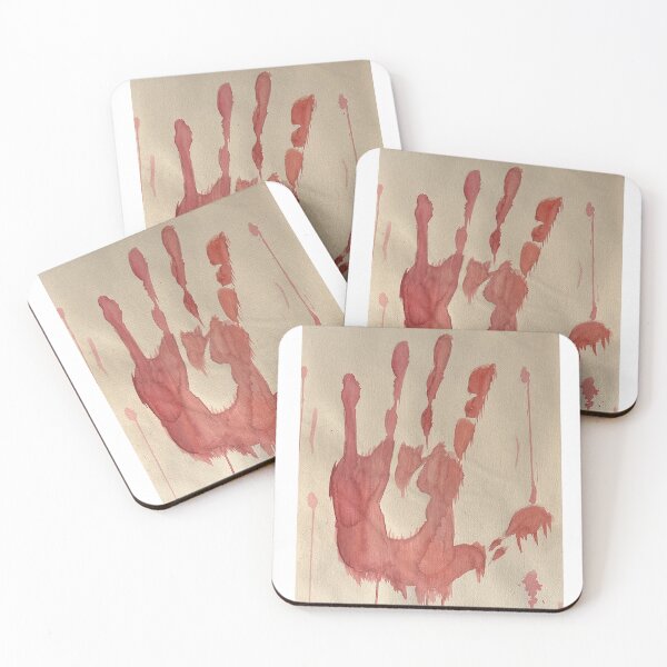 Item preview, Cool painted bloody handprint designed and sold by OneUpArtDesigns.