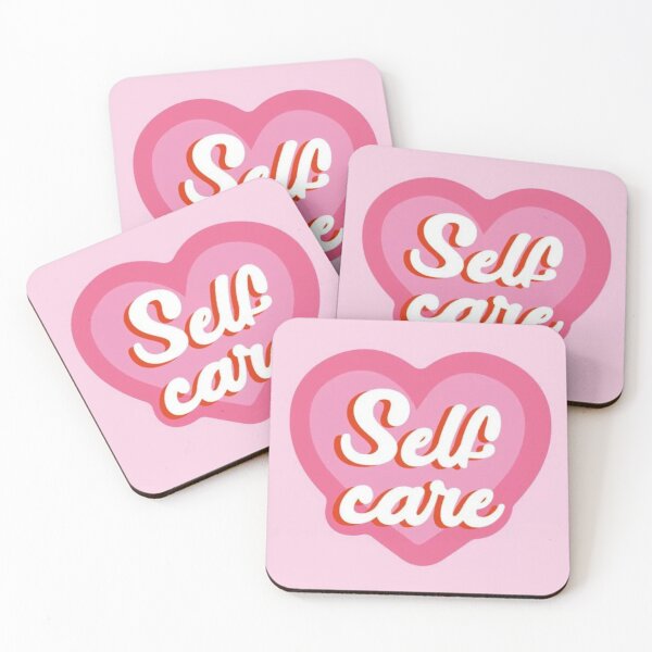 Item preview, pink self care heart positive radiation illustration  designed and sold by Anavrisss.