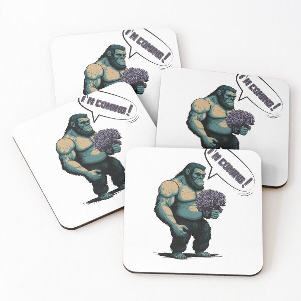 Item preview, Funny Caveman, Valentine's day, I'm coming,  designed and sold by AreteSticker.