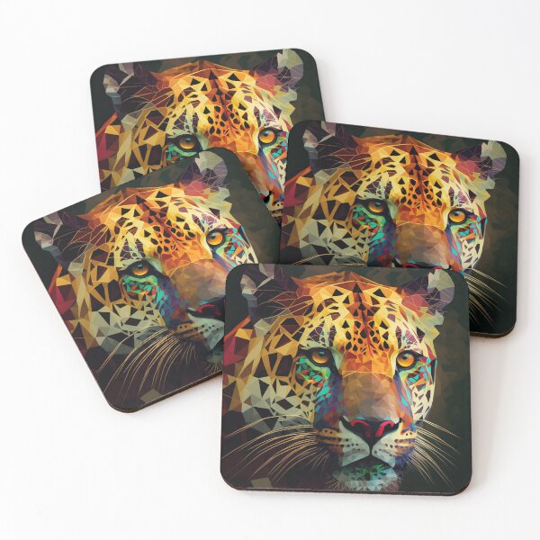 Item preview, Geometric Wild Leopard designed and sold by AxeWave.
