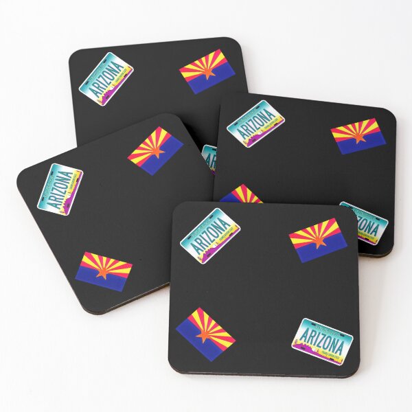 Item preview, Welcome to Arizona Flag and License Plate Pattern  designed and sold by Dude  Stuff.