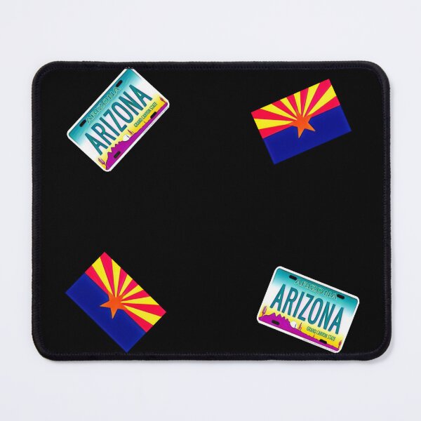 Item preview, Welcome to Arizona Flag and License Plate Pattern designed and sold by Dude Stuff.