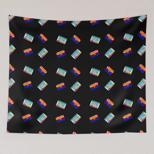 Item preview, Welcome to Arizona Flag and License Plate Pattern  designed and sold by Dude  Stuff.